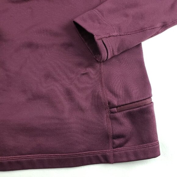 Patagonia Crosstek 1/4 Zip Jacket Womens Small Burgundy Long Sleeve Pullover - Picture 8 of 13